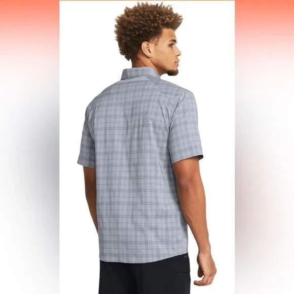 Under Armour Mens Drift Tide 2.0 Plaid Short-Sleeve T-Shirt - Picture 2 of 9